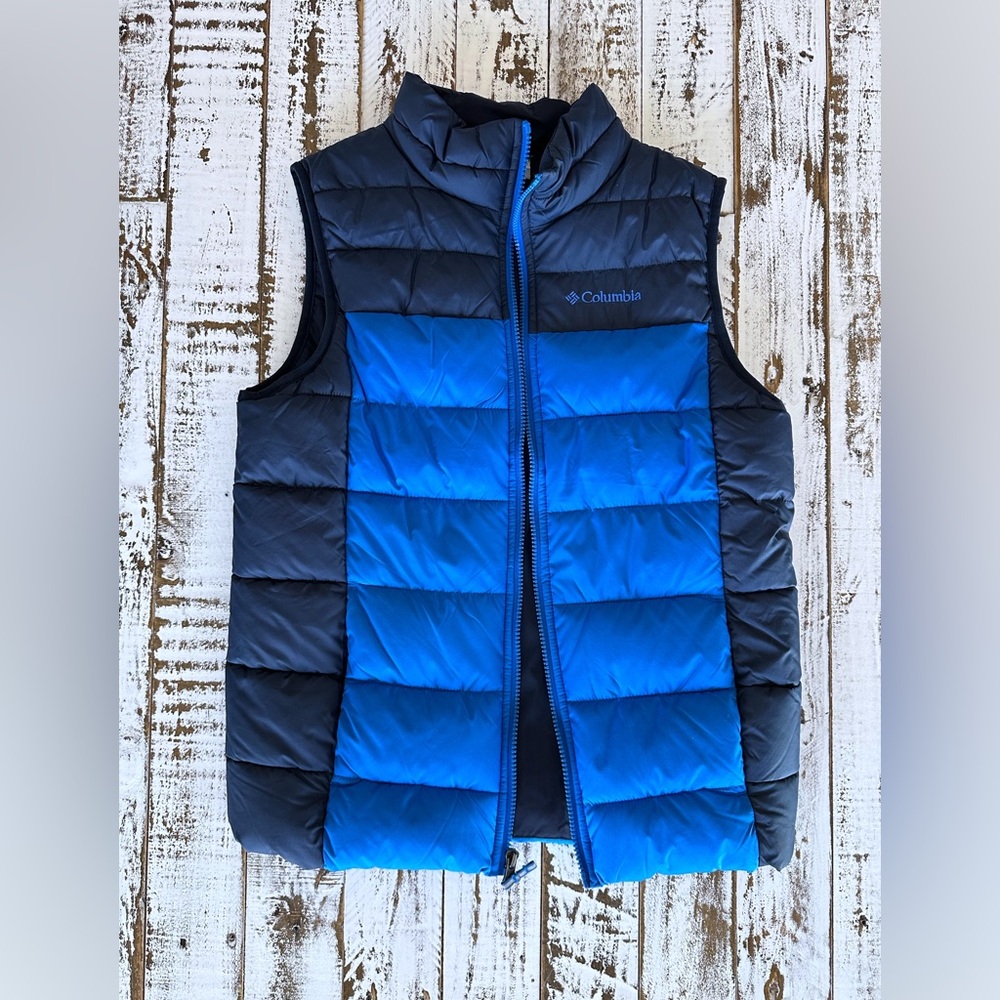 Columbia Puffer Vest - Navy/Collegiate Blue - Kids L